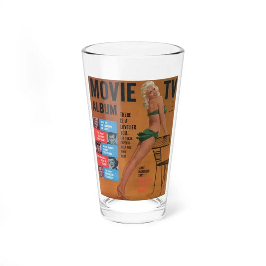 Jayne Mansfield #137 - Mag. Cover (Vintage Female Icon) Pint Glass 16oz 16oz - Go Mug Yourself