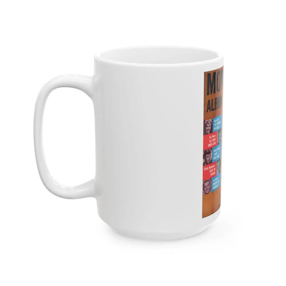 Jayne Mansfield #137 - Mag. Cover (Vintage Female Icon) White Coffee Mug - Go Mug Yourself