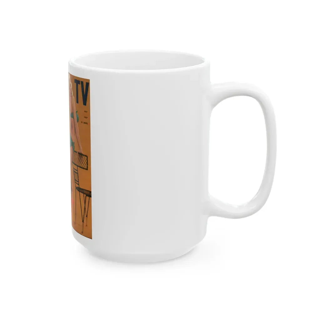Jayne Mansfield #137 - Mag. Cover (Vintage Female Icon) White Coffee Mug - Go Mug Yourself