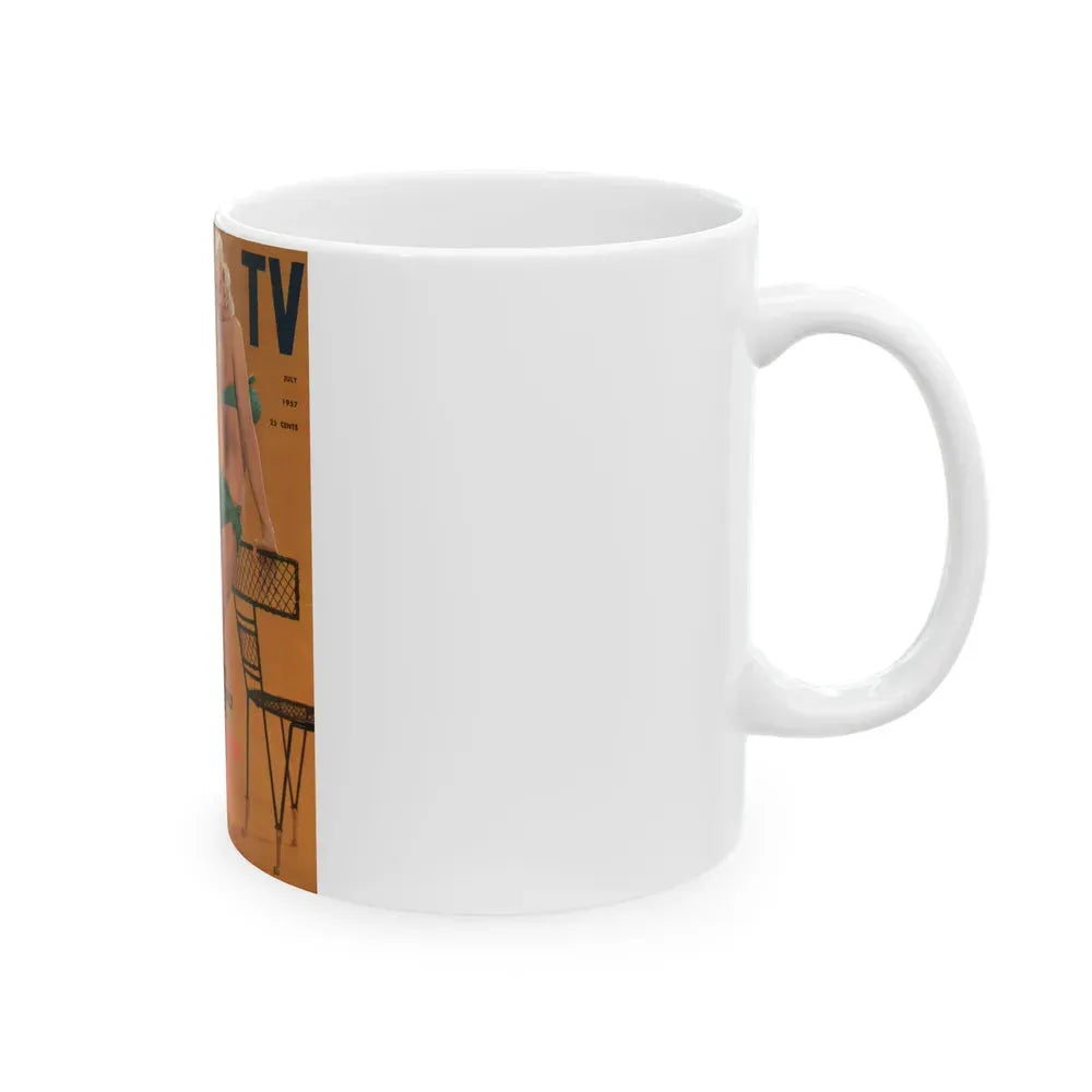 Jayne Mansfield #137 - Mag. Cover (Vintage Female Icon) White Coffee Mug - Go Mug Yourself