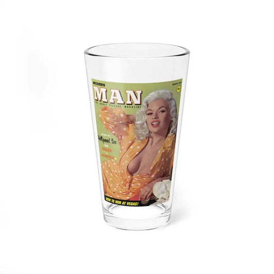 Jayne Mansfield #139 - Mag. Cover (Vintage Female Icon) Pint Glass 16oz 16oz - Go Mug Yourself