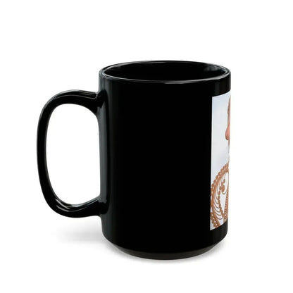 Jayne Mansfield #141 - Topless (Vintage Female Icon) Black Coffee Mug - Go Mug Yourself