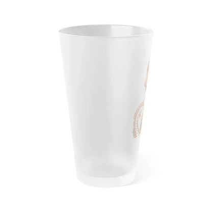 Jayne Mansfield #141 - Topless (Vintage Female Icon) Frosted Pint Glass 16oz - Go Mug Yourself