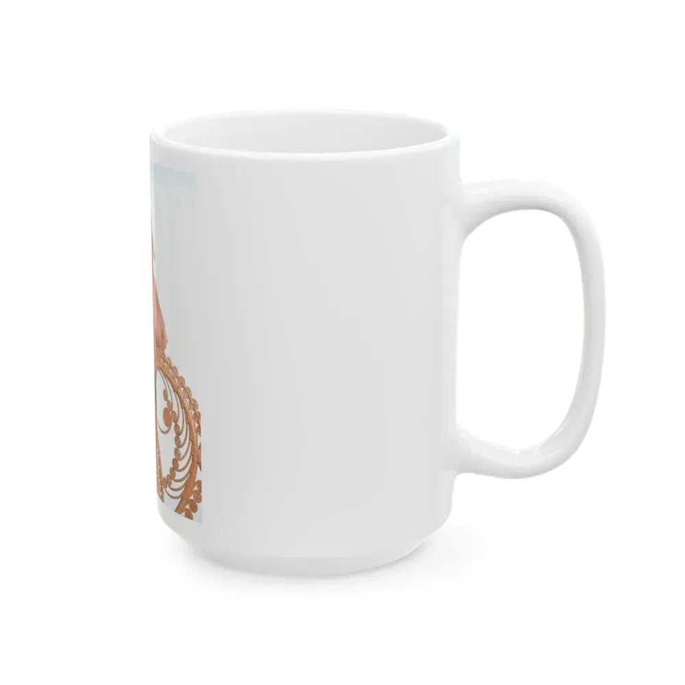 Jayne Mansfield #141 - Topless (Vintage Female Icon) White Coffee Mug - Go Mug Yourself