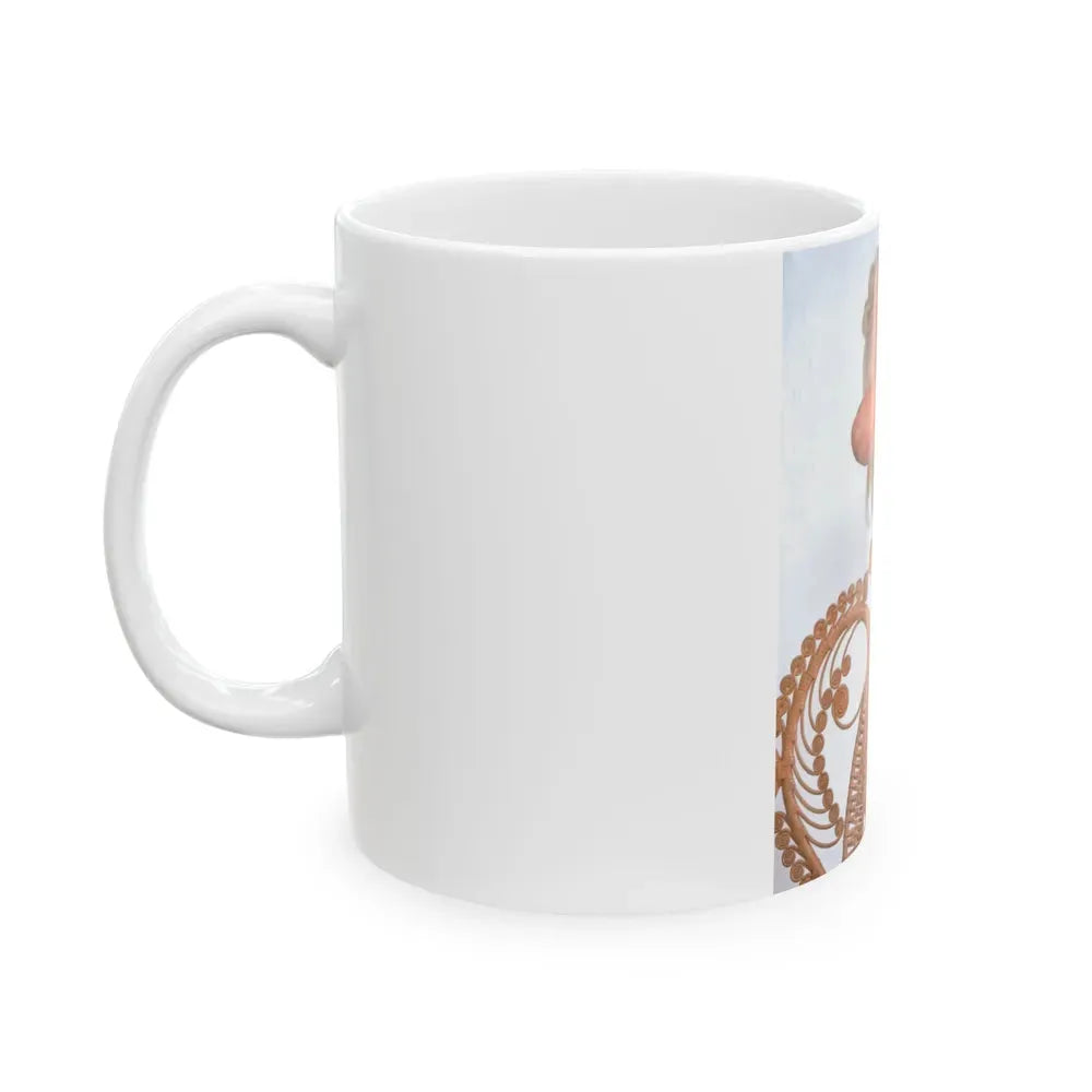 Jayne Mansfield #141 - Topless (Vintage Female Icon) White Coffee Mug - Go Mug Yourself