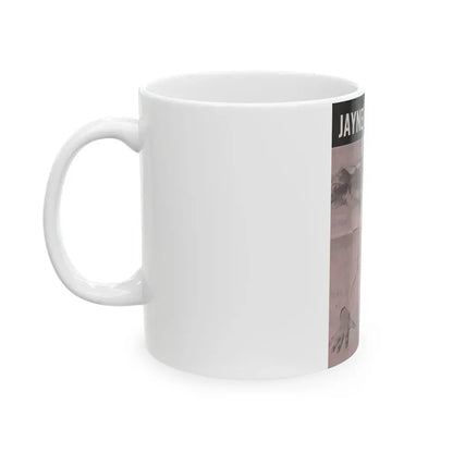 Jayne Mansfield #148 - Pose! Pocket Mag. July '58 - 1 B&W Centerfold Photo (Vintage Female Icon) White Coffee Mug - Go Mug Yourself