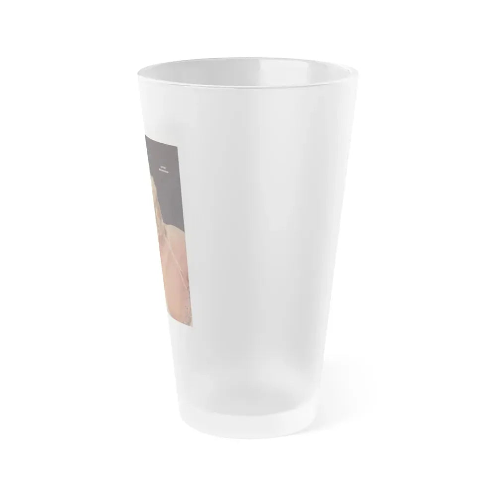 Jayne Mansfield #151 (Vintage Female Icon) Frosted Pint Glass 16oz - Go Mug Yourself
