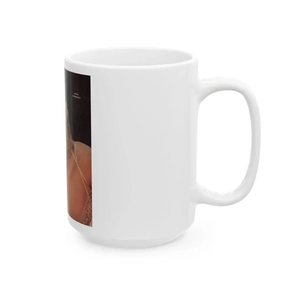 Jayne Mansfield #151 (Vintage Female Icon) White Coffee Mug - Go Mug Yourself