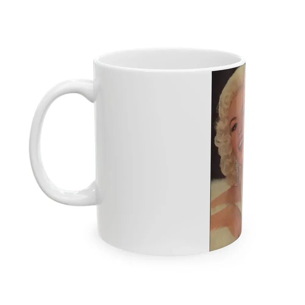 Jayne Mansfield #151 (Vintage Female Icon) White Coffee Mug - Go Mug Yourself