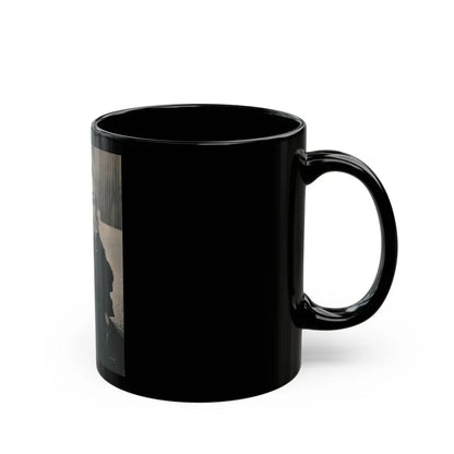 Jayne Mansfield #167 - 1 Page, 1 B&W Photo from Fabulous Females Mag. Issue #01 '55 (Vintage Female Icon) Black Coffee Mug - Go Mug Yourself
