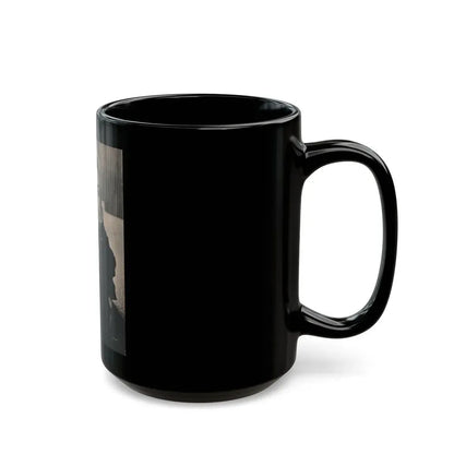 Jayne Mansfield #167 - 1 Page, 1 B&W Photo from Fabulous Females Mag. Issue #01 '55 (Vintage Female Icon) Black Coffee Mug - Go Mug Yourself