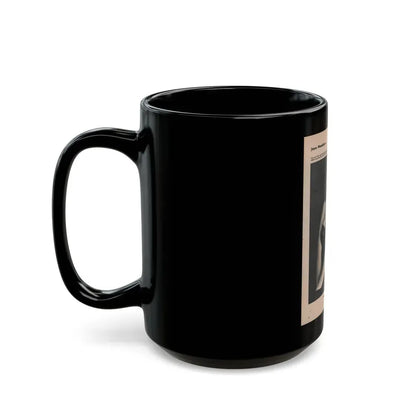 Jayne Mansfield #172 - Fabulous Females Mag. Issue #01 '55 - 1 B&W Photo (Vintage Female Icon) Black Coffee Mug - Go Mug Yourself