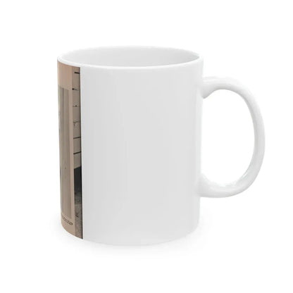 Jayne Mansfield #172 - Fabulous Females Mag. Issue #01 '55 - 1 B&W Photo (Vintage Female Icon) White Coffee Mug - Go Mug Yourself
