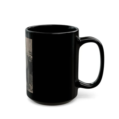 Jayne Mansfield #173 - Fabulous Females Mag. Issue #01 '55 - 1 B&W Photo (Vintage Female Icon) Black Coffee Mug - Go Mug Yourself