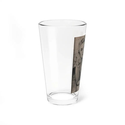 Jayne Mansfield #173 - Fabulous Females Mag. Issue #01 '55 - 1 B&W Photo (Vintage Female Icon) Pint Glass 16oz - Go Mug Yourself
