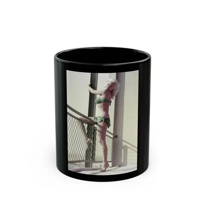 Jayne Mansfield #197 (Vintage Female Icon) Black Coffee Mug 11oz - Go Mug Yourself