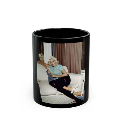 Jayne Mansfield #203 (Vintage Female Icon) Black Coffee Mug 11oz - Go Mug Yourself