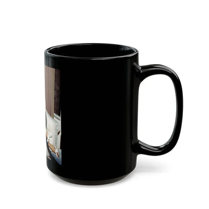 Jayne Mansfield #203 (Vintage Female Icon) Black Coffee Mug - Go Mug Yourself