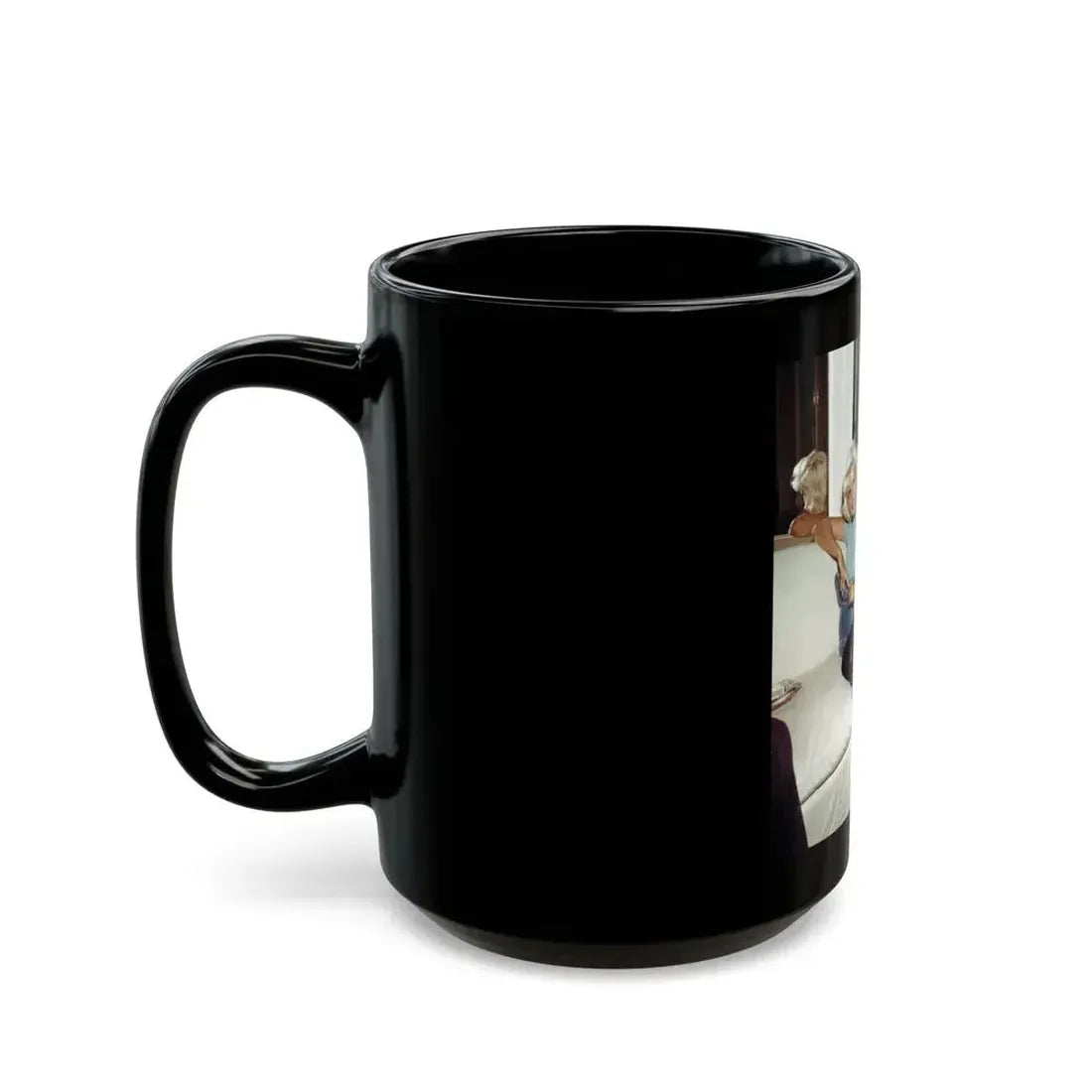 Jayne Mansfield #203 (Vintage Female Icon) Black Coffee Mug - Go Mug Yourself