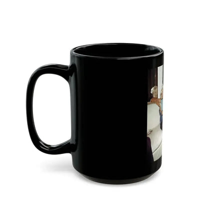 Jayne Mansfield #203 (Vintage Female Icon) Black Coffee Mug - Go Mug Yourself
