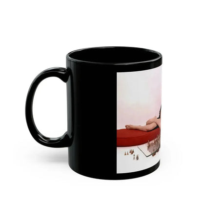 Jayne Mansfield #204 (Vintage Female Icon) Black Coffee Mug - Go Mug Yourself