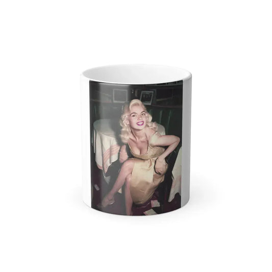 Jayne Mansfield #207 (Vintage Female Icon) Color Changing Coffee Mug 11oz - Go Mug Yourself