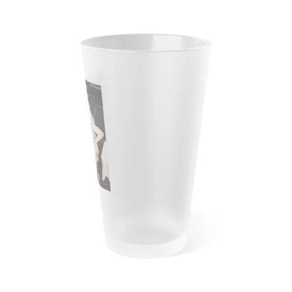 Jayne Mansfield #207 (Vintage Female Icon) Frosted Pint Glass 16oz-Go Mug Yourself