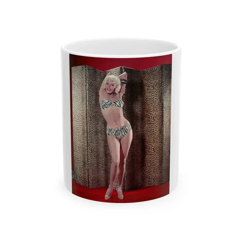 Jayne Mansfield #208 (Vintage Female Icon) White Coffee Mug 11oz - Go Mug Yourself