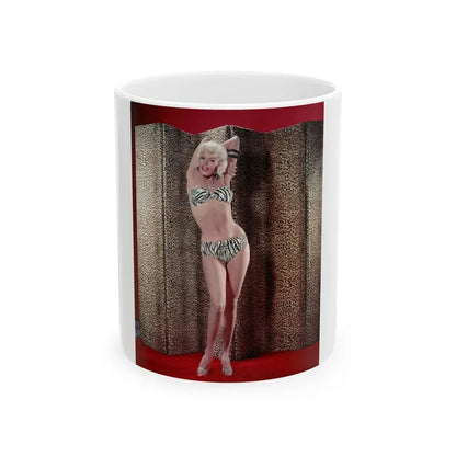 Jayne Mansfield #208 (Vintage Female Icon) White Coffee Mug 11oz - Go Mug Yourself