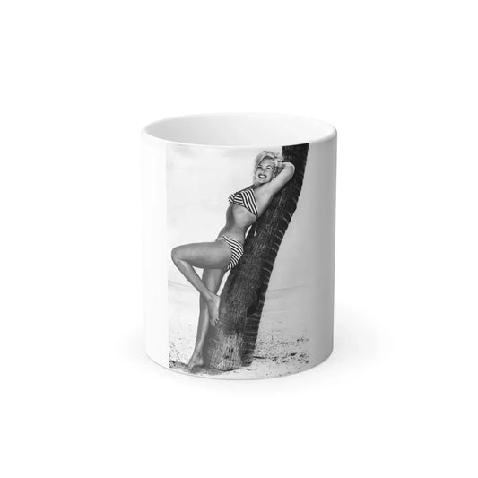 Jayne Mansfield #210 (Vintage Female Icon) Color Changing Coffee Mug 11oz - Go Mug Yourself