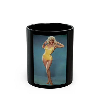 Jayne Mansfield #211 (Vintage Female Icon) Black Coffee Mug 11oz - Go Mug Yourself