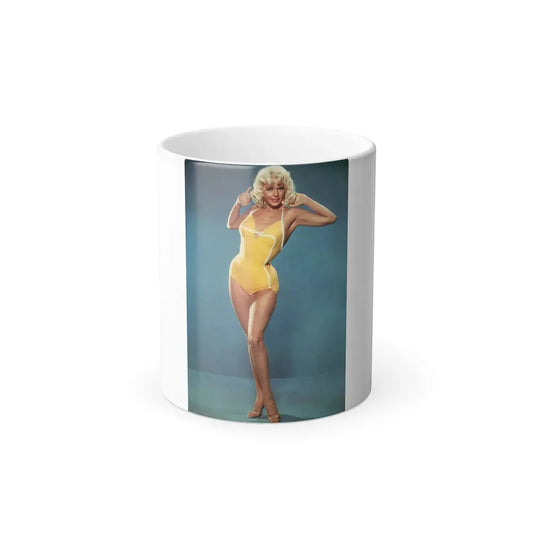 Jayne Mansfield #211 (Vintage Female Icon) Color Changing Coffee Mug 11oz - Go Mug Yourself