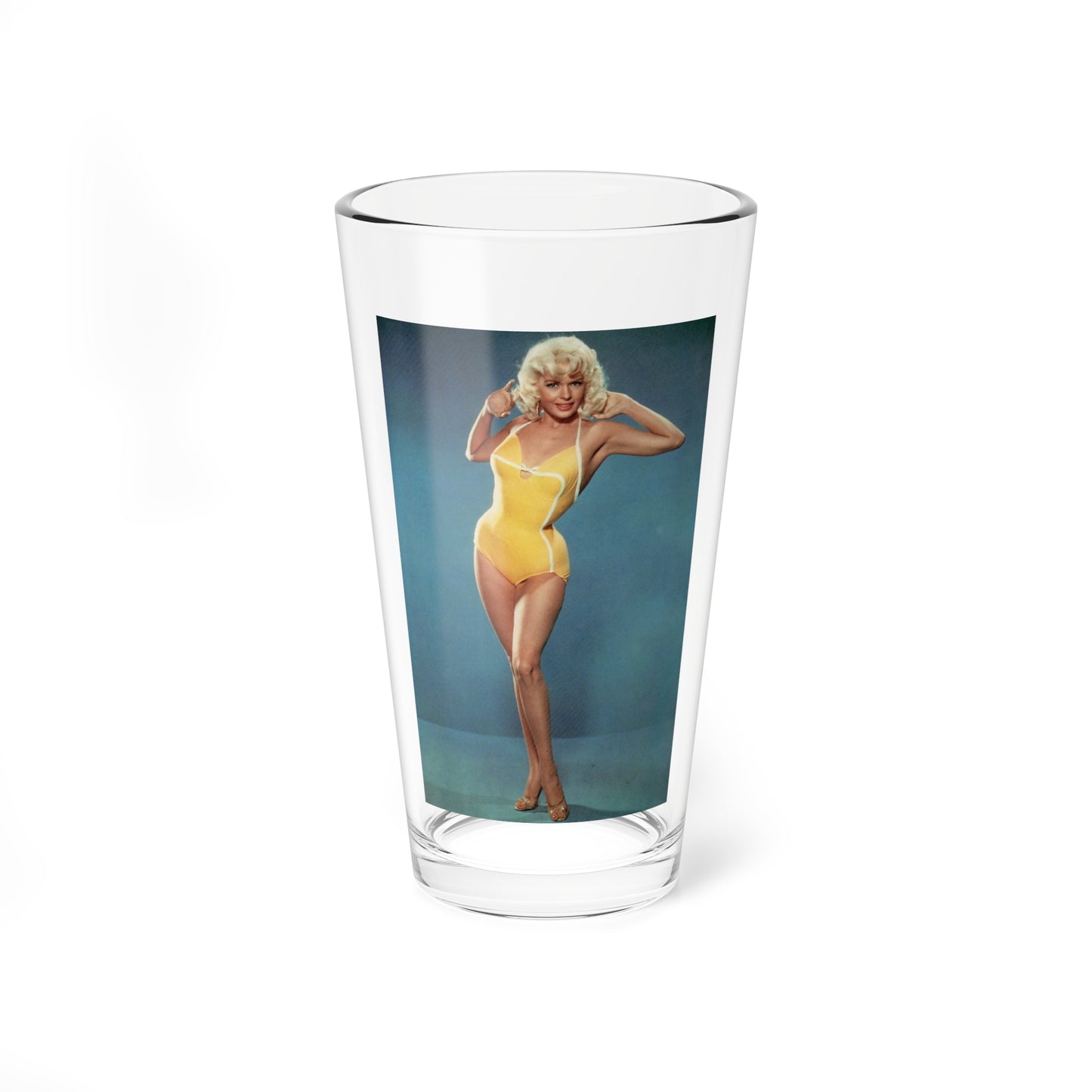 Jayne Mansfield #211 (Vintage Female Icon) Pint Glass 16oz-16oz-Go Mug Yourself