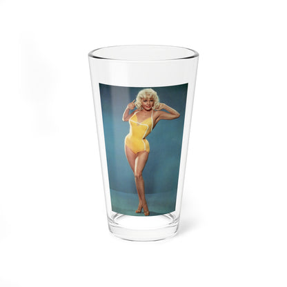 Jayne Mansfield #211 (Vintage Female Icon) Pint Glass 16oz-16oz-Go Mug Yourself