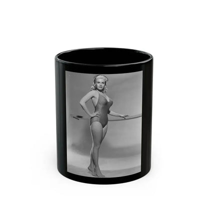 Jayne Mansfield #212 (Vintage Female Icon) Black Coffee Mug 11oz - Go Mug Yourself