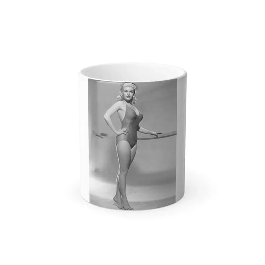 Jayne Mansfield #212 (Vintage Female Icon) Color Changing Coffee Mug 11oz - Go Mug Yourself