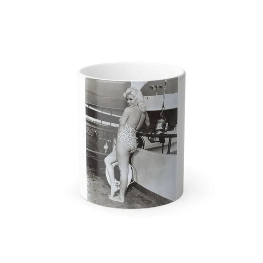 Jayne Mansfield #215 (Vintage Female Icon) Color Changing Coffee Mug 11oz - Go Mug Yourself