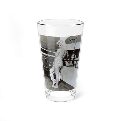 Jayne Mansfield #215 (Vintage Female Icon) Pint Glass 16oz 16oz - Go Mug Yourself
