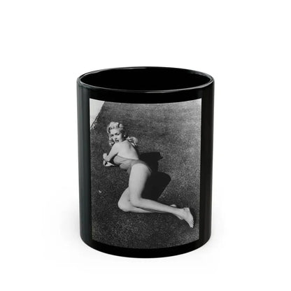 Jayne Mansfield #217 (Vintage Female Icon) Black Coffee Mug 11oz - Go Mug Yourself