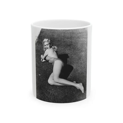 Jayne Mansfield #217 (Vintage Female Icon) White Coffee Mug 11oz - Go Mug Yourself