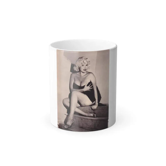 Jayne Mansfield #222 (Vintage Female Icon) Color Changing Coffee Mug 11oz - Go Mug Yourself