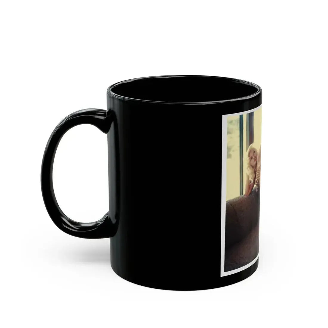 Jayne Mansfield #223 (Vintage Female Icon) Black Coffee Mug - Go Mug Yourself