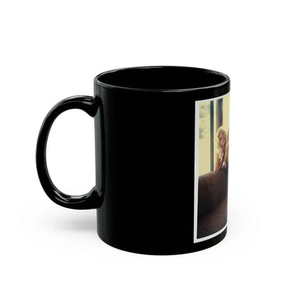 Jayne Mansfield #223 (Vintage Female Icon) Black Coffee Mug - Go Mug Yourself