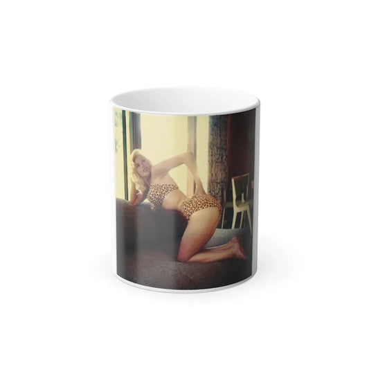 Jayne Mansfield #223 (Vintage Female Icon) Color Changing Coffee Mug 11oz - Go Mug Yourself