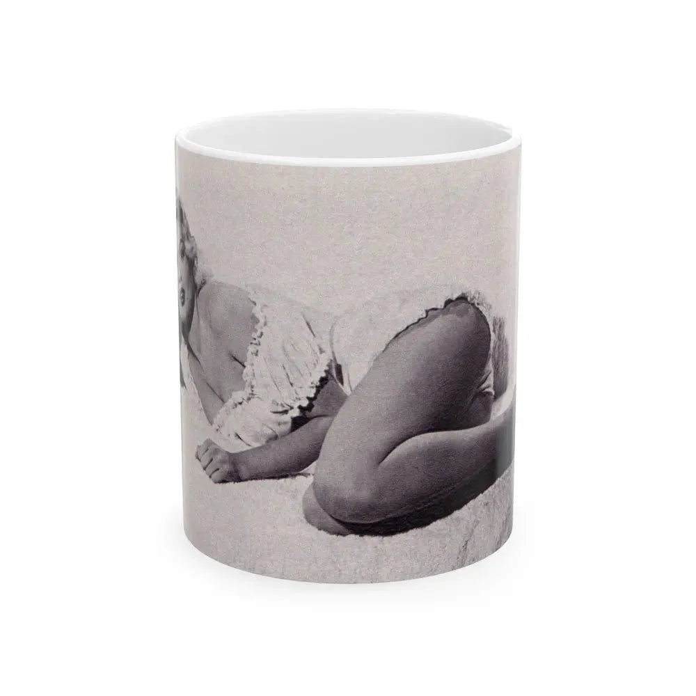 Jayne Mansfield #224 (Vintage Female Icon) White Coffee Mug 11oz - Go Mug Yourself