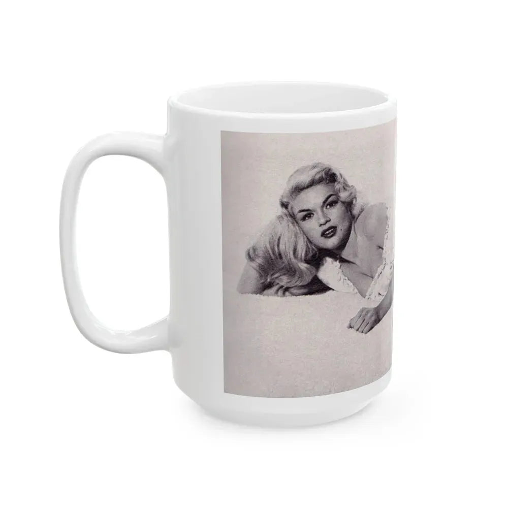 Jayne Mansfield #224 (Vintage Female Icon) White Coffee Mug - Go Mug Yourself
