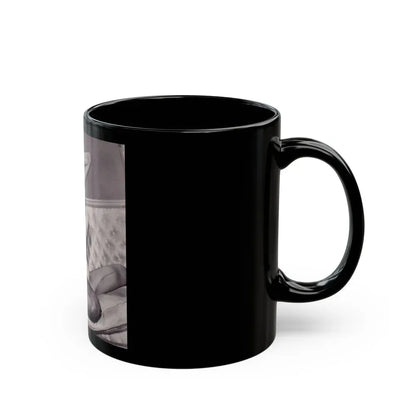Jayne Mansfield #225 (Vintage Female Icon) Black Coffee Mug - Go Mug Yourself
