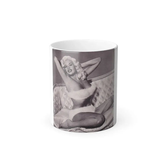 Jayne Mansfield #225 (Vintage Female Icon) Color Changing Coffee Mug 11oz - Go Mug Yourself
