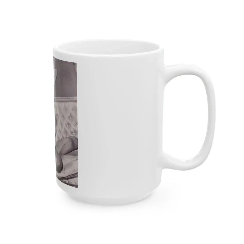 Jayne Mansfield #225 (Vintage Female Icon) White Coffee Mug - Go Mug Yourself