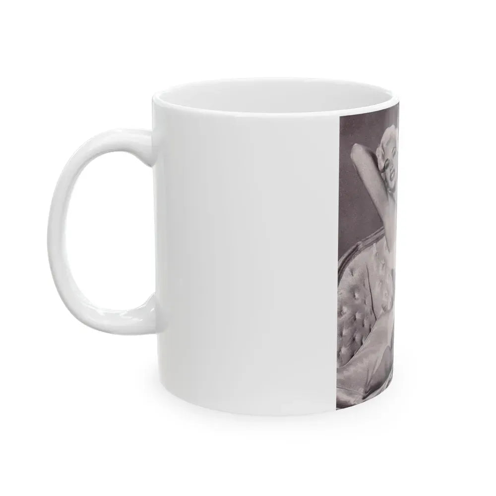Jayne Mansfield #225 (Vintage Female Icon) White Coffee Mug - Go Mug Yourself